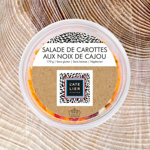 Salade de carottes  aux noix de cajou