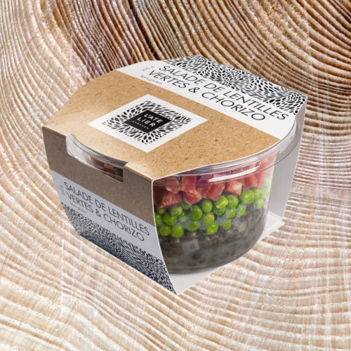 Salade de lentilles vertes et chorizo