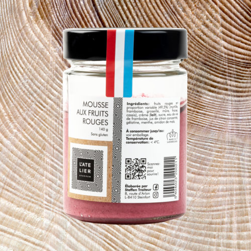 Mousse aux fruits rouges