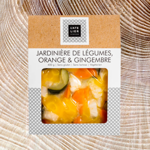 Jardinière de légumes à l'orange et au gingembre