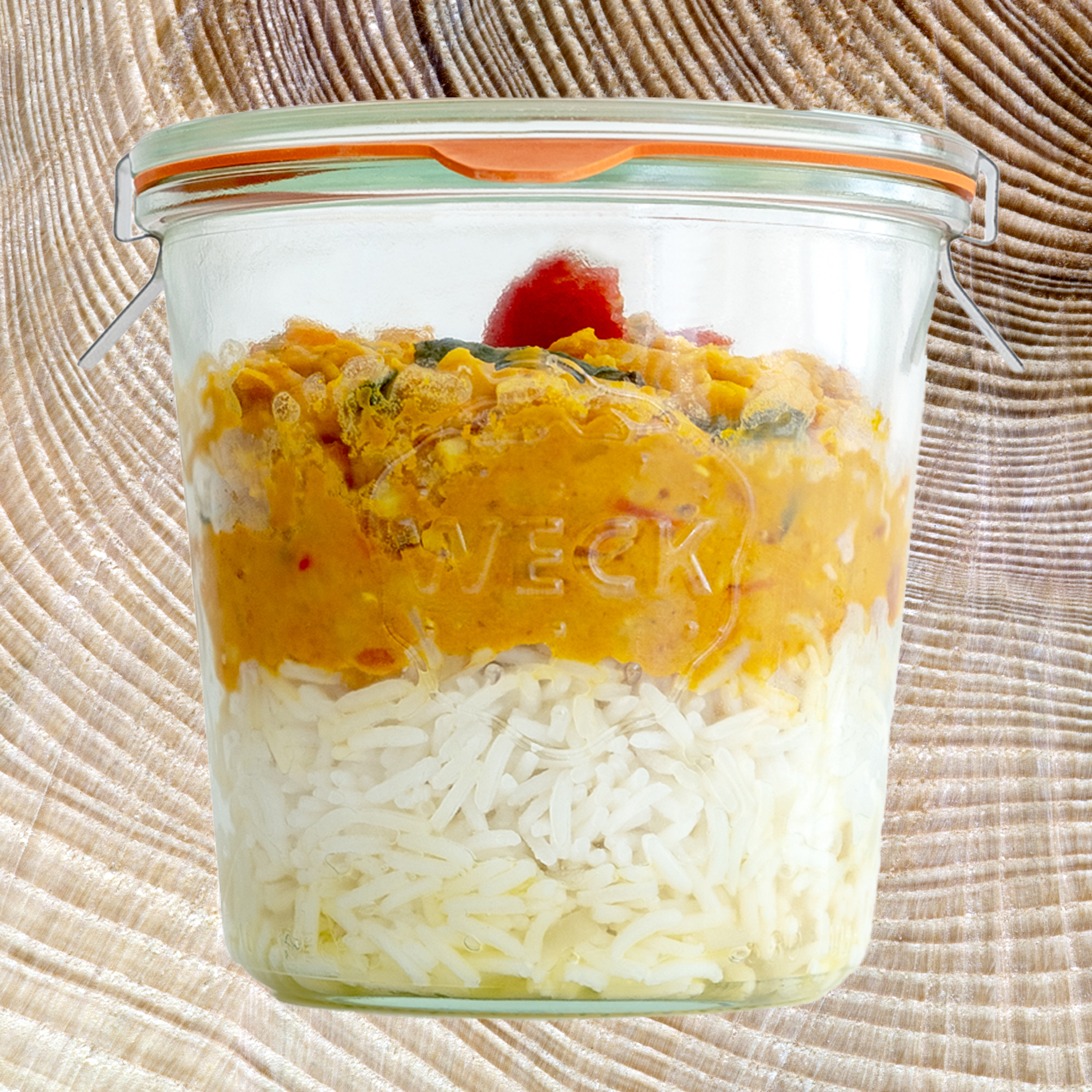 Dahl de lentilles corail